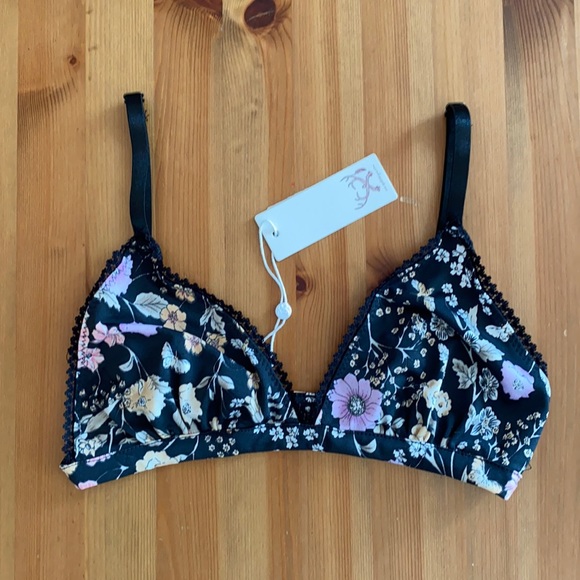 Spell Sayulita Tri Bralette - Nightshade NWT - Picture 6 of 8